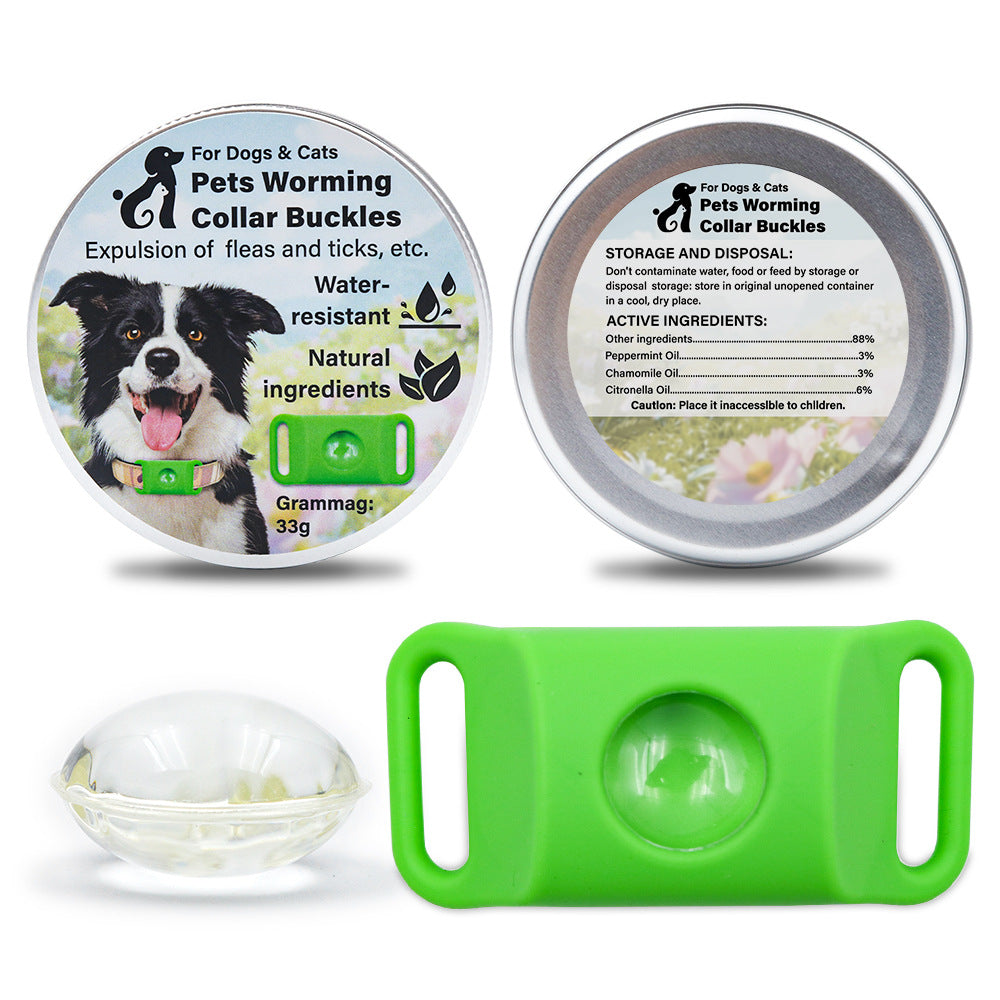 HKM-1432125 Pet Insect Repellent Collar with Capsule Options for Dogs and Cats