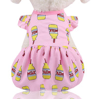 HKM-1433661 Couple Mesh Pet Outfit - Dog and Cat Skirt T-Shirt Vest, Various Sizes