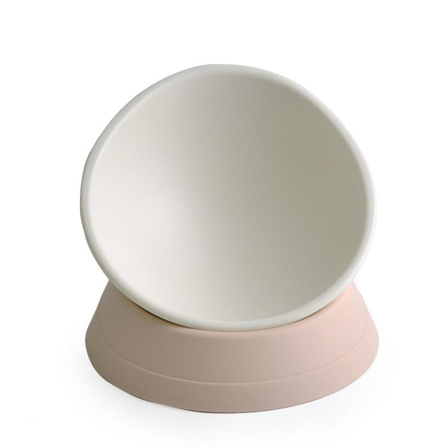 HKM-143379 Tilt-Resistant Non-Slip Pet Bowl with Flat Face Design for Convenient Feeding