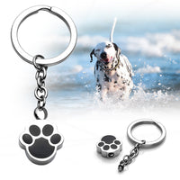 HKM-1433917 Dog Paw Urn Pendant in Stainless Steel - Unisex European American Style