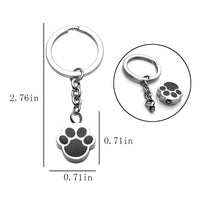 HKM-1433917 Dog Paw Urn Pendant in Stainless Steel - Unisex European American Style