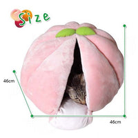 HKM-1435325 Cozy Fruit-Shaped Cat House for Winter - Small & Large Sizes Available