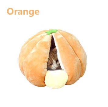 HKM-1435325 Cozy Fruit-Shaped Cat House for Winter - Small & Large Sizes Available