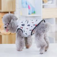 HKM-1435709 Cozy Cotton Dog Sweater for Autumn and Winter in Royal Blue and Navy Blue