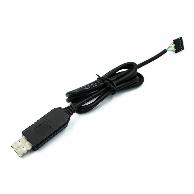 HKM-143571 USB to TTL Serial Adapter Cable with 6-Pin CTS RTS for Military and Aerospace Applications – 1 Meter Length