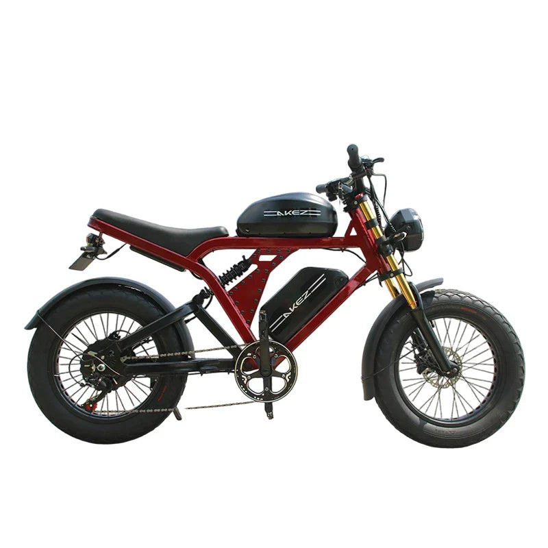 HKM-143699 1500W Aluminum Alloy Electric Bike | 52V 55Ah | Long Range 120km | Hydraulic Disc Brakes | 20" Wheel Size