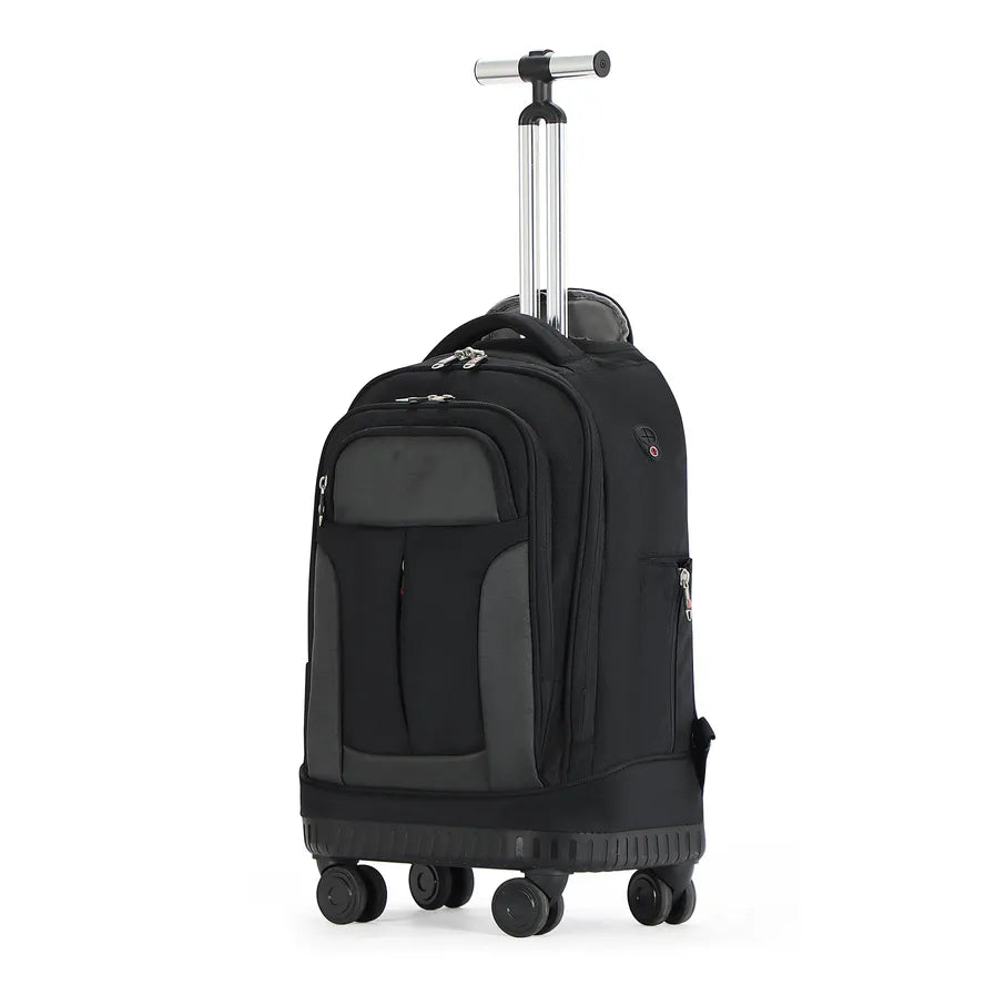 HKM-143699 Large Capacity Rolling Business Carry-On Trolley Travel Backpack for Air Travel