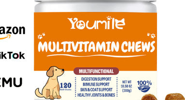 HKM-1437117 Multifunctional Health Supplement for Dogs - 300g Pet Vitamin Care