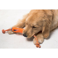HKM-1437885 Soft Rubber Dog Toothbrush Stick for Effective Teeth Cleaning - 20cm, Available in Blue, Green, Orange, Pink