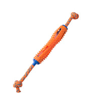 HKM-1437885 Soft Rubber Dog Toothbrush Stick for Effective Teeth Cleaning - 20cm, Available in Blue, Green, Orange, Pink