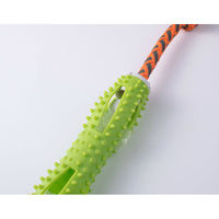 HKM-1437885 Soft Rubber Dog Toothbrush Stick for Effective Teeth Cleaning - 20cm, Available in Blue, Green, Orange, Pink