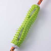 HKM-1437885 Soft Rubber Dog Toothbrush Stick for Effective Teeth Cleaning - 20cm, Available in Blue, Green, Orange, Pink