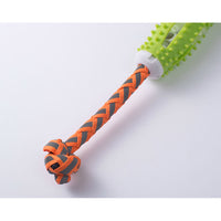 HKM-1437885 Soft Rubber Dog Toothbrush Stick for Effective Teeth Cleaning - 20cm, Available in Blue, Green, Orange, Pink