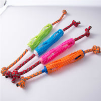 HKM-1437885 Soft Rubber Dog Toothbrush Stick for Effective Teeth Cleaning - 20cm, Available in Blue, Green, Orange, Pink