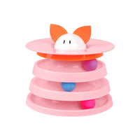 HKM-143827 Rotating Four-layer Cat Plate, Interactive Educational Toy Multicolor To Relieve Boredom