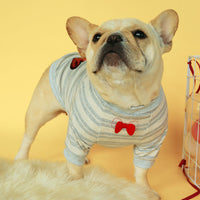 HKM-1439421 French and British Style Knitted Dog Clothes in Polyester - Two-Legged Pet Apparel