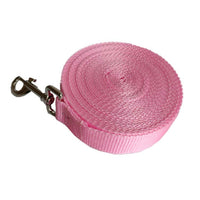 HKM-1440829 10m Dog Leash with 2.5cm Width, Durable Polypropylene and Titanium Alloy Hook, Available in Multiple Colors
