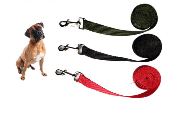 HKM-1440829 10m Dog Leash with 2.5cm Width, Durable Polypropylene and Titanium Alloy Hook, Available in Multiple Colors