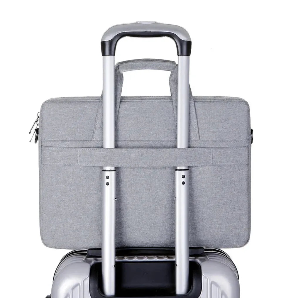 HKM-144083 15.6-Inch Polyester Laptop Bag with Multiple Compartments and Stylish Design