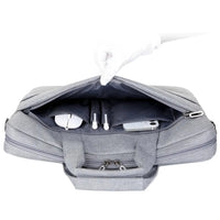 HKM-144083 15.6-Inch Polyester Laptop Bag with Multiple Compartments and Stylish Design