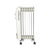 HKM-144147 Efficient 1500W Oil-Filled Radiator Heater with Adjustable Thermostat and Mobile Design