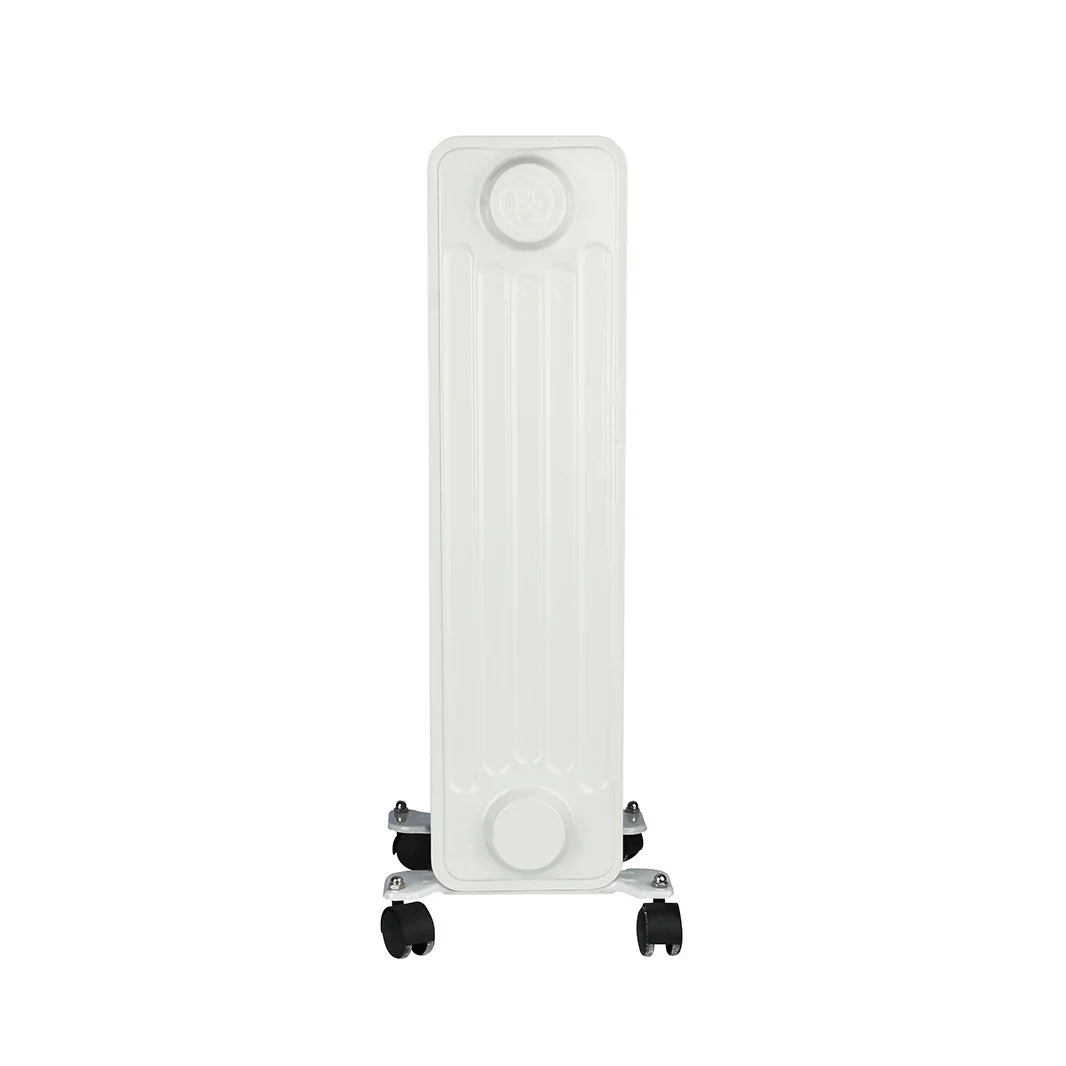 HKM-144147 Efficient 1500W Oil-Filled Radiator Heater with Adjustable Thermostat and Mobile Design