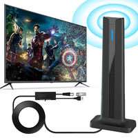 HKM-144211 Indoor HD Digital Television Antenna with Ground Receiver, Compact and Easy to Install