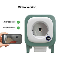 HKM-1442493 72L Waterproof Smart Litter Box with Multiple Plug Standards for Easy Use
