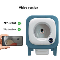 HKM-1442493 72L Waterproof Smart Litter Box with Multiple Plug Standards for Easy Use