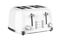 HKM-144275 4-Slice Electric Toaster with Defrost and Reheat Functions for Home Use