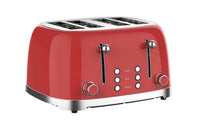 HKM-144275 4-Slice Electric Toaster with Defrost and Reheat Functions for Home Use