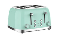 HKM-144275 4-Slice Electric Toaster with Defrost and Reheat Functions for Home Use