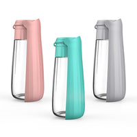 HKM-1442877 Portable Folding Dog Water Bottle - 550ml Capacity for Medium to Large Dogs - Outdoor Travel Essential