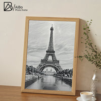 HKM-144403 Solid Wooden Photo Frames in Various Sizes for Wall Decor