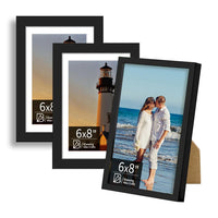 HKM-144403 Solid Wooden Photo Frames in Various Sizes for Wall Decor