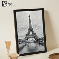 HKM-144403 Solid Wooden Photo Frames in Various Sizes for Wall Decor