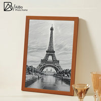 HKM-144403 Solid Wooden Photo Frames in Various Sizes for Wall Decor