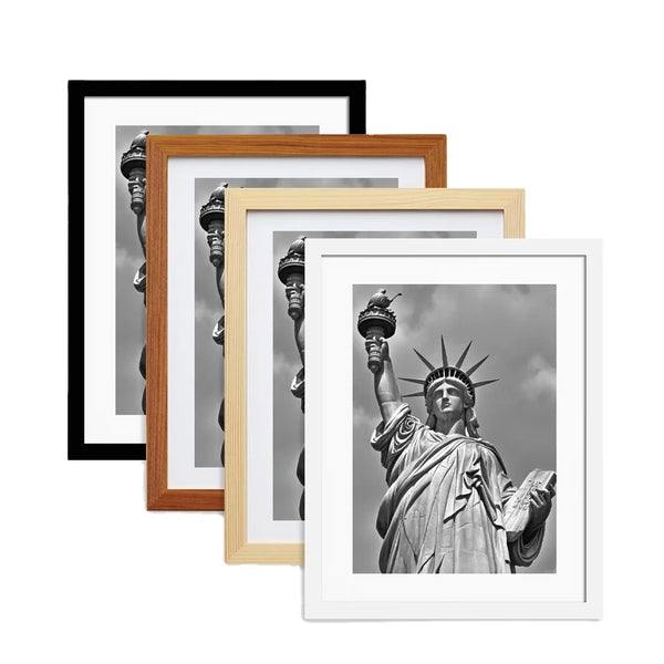 HKM-144403 Solid Wooden Photo Frames in Various Sizes for Wall Decor