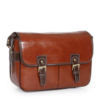 HKM-144595 One-Shoulder Reverse Camera Bag with High-Grade Canvas and PU Leather Options