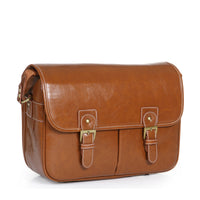 HKM-144595 One-Shoulder Reverse Camera Bag with High-Grade Canvas and PU Leather Options
