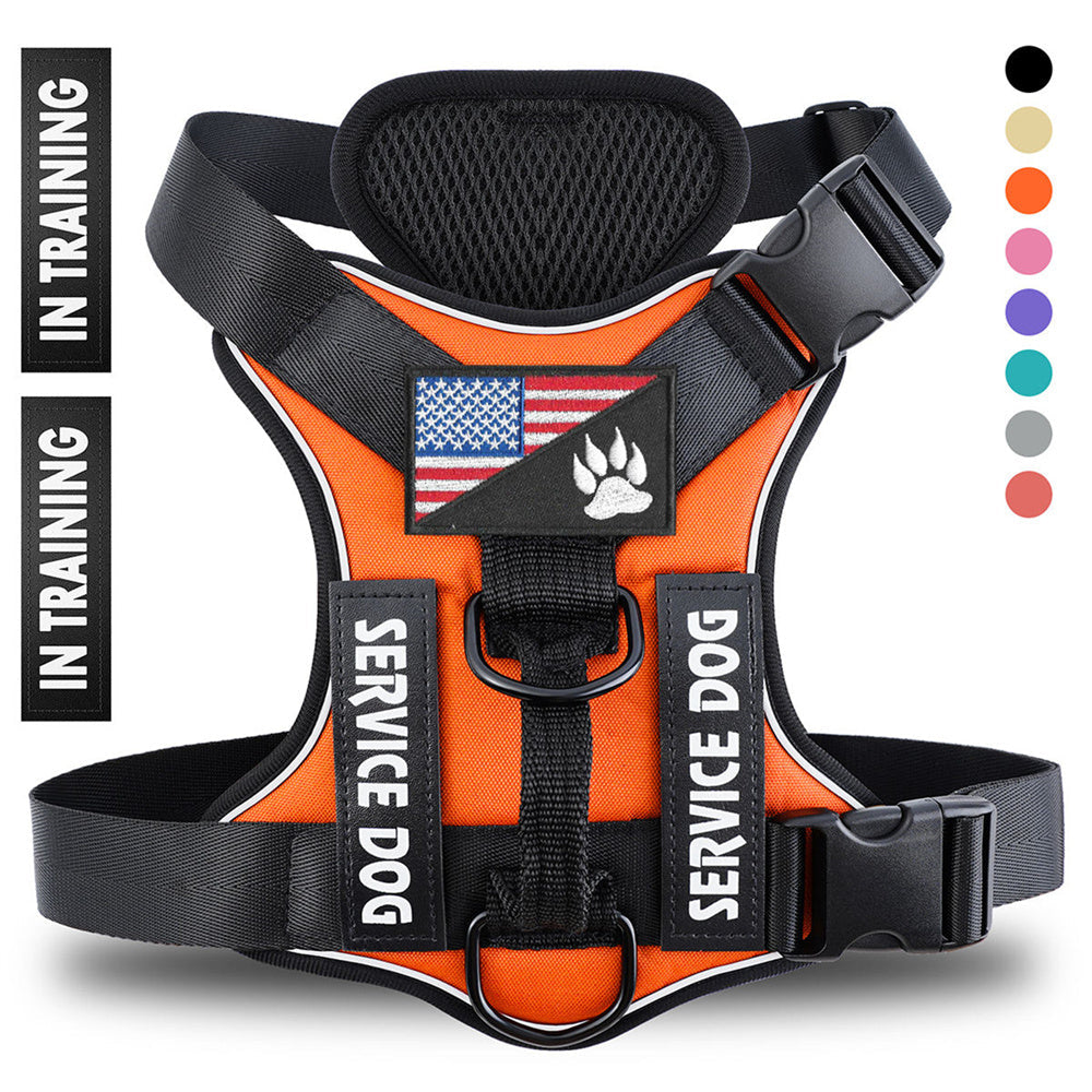 HKM-1446077 Reflective Adjustable Breathable Polyester Dog Strap for Optimal Comfort and Durability