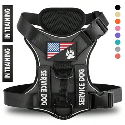 HKM-1446077 Reflective Adjustable Breathable Polyester Dog Strap for Optimal Comfort and Durability