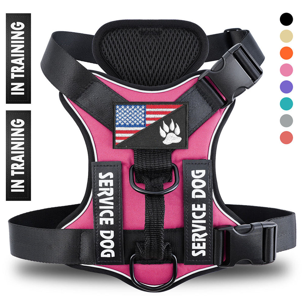 HKM-1446077 Reflective Adjustable Breathable Polyester Dog Strap for Optimal Comfort and Durability