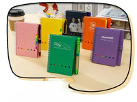 HKM-144659 A6 Spiral Notebook with Pen - Custom Logo Hardcover for Office and School Use