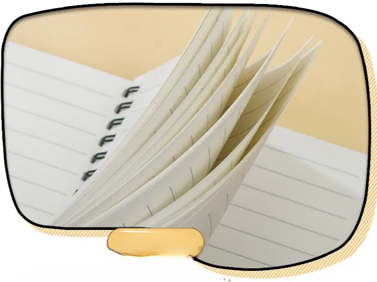 HKM-144659 A6 Spiral Notebook with Pen - Custom Logo Hardcover for Office and School Use