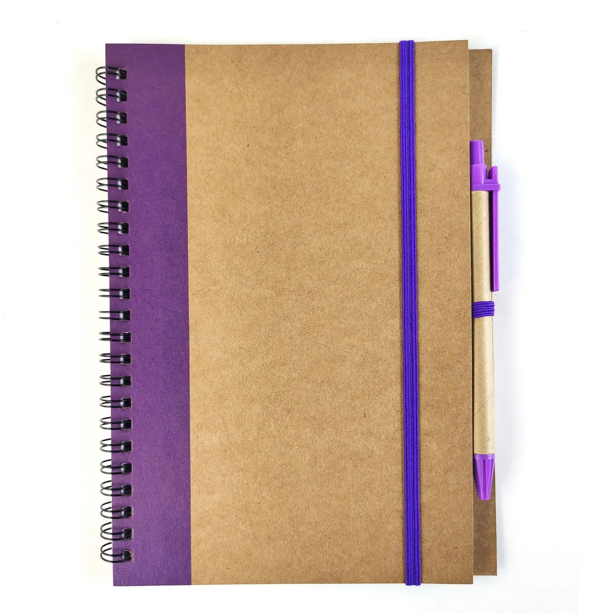 HKM-144659 A6 Spiral Notebook with Pen - Custom Logo Hardcover for Office and School Use