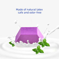 HKM-144659 Colorful Natural Latex Building Block Set - 25 Pcs Castle DIY Educational Toy for Kids