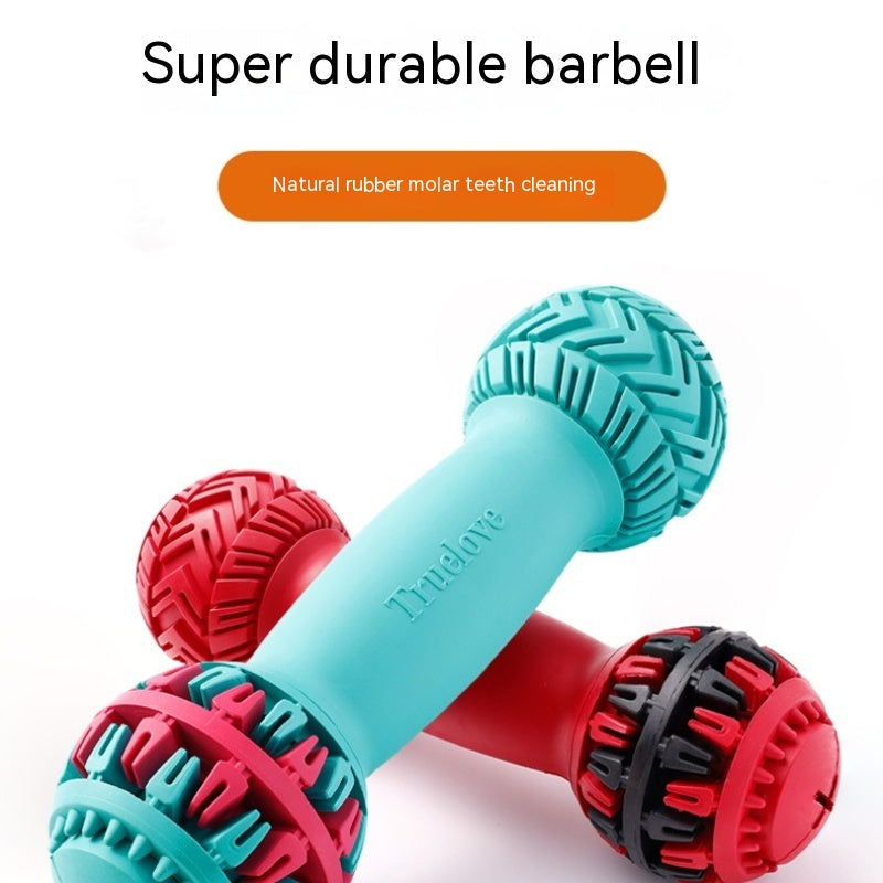 HKM-1447613 Durable Rubber Dog Toy for Large Dogs - Bite-Resistant Molar Design in Various Colors