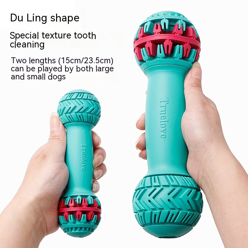 HKM-1447613 Durable Rubber Dog Toy for Large Dogs - Bite-Resistant Molar Design in Various Colors