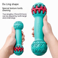 HKM-1447613 Durable Rubber Dog Toy for Large Dogs - Bite-Resistant Molar Design in Various Colors
